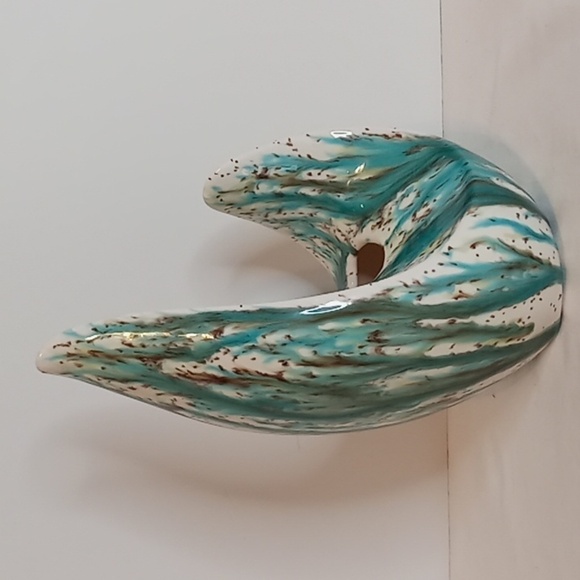 Other - Vintage Glazed Ceramic Fun Shaped Vase